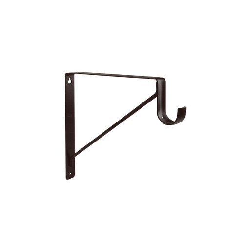 1-1/2" Shelf & Rod Support, oil rubbed bronze