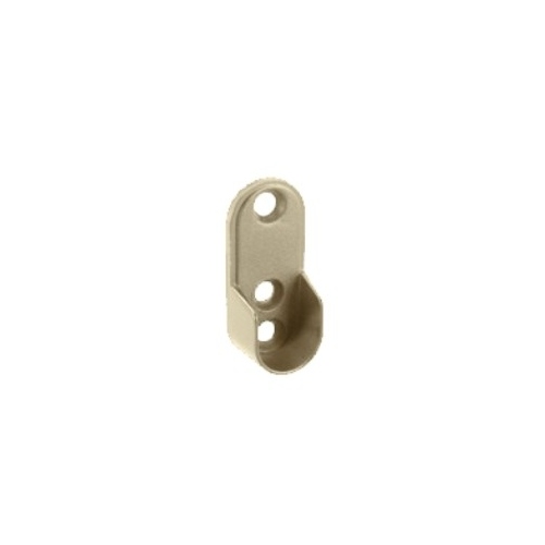 Oval flange, satin nickel