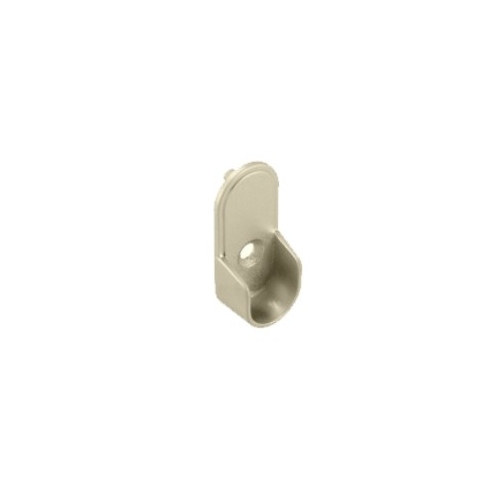 Oval flange with two mounting pins, satin nickel