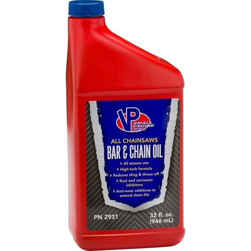 VP Racing Fuels 2931 VP Racing Bar and Chain Oil, 465 deg F Flash, 1 qt