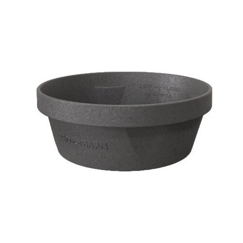 Flexible Feed Pan, 0.5 gal, Rubber, Black