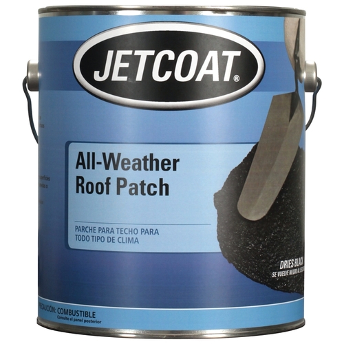All-Weather Roof Patch, Black, 0.9 gal, Can