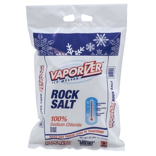 Vaporizer VP-RS25BG Rock Salt, Solid, White, 25 lb, Bag