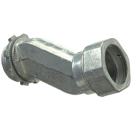 Offset Connector, 3/4 in Compression, Zinc