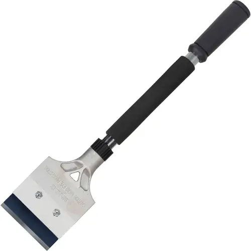 Hammer Scraper, 4 in W Blade, Carbon Steel Blade, Foam-Grip Handle, Rubber Handle