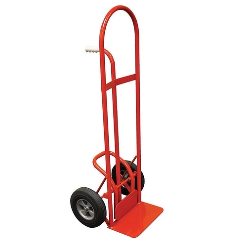 Hand Truck, 14 in W Toe Plate, 8 in D Toe Plate, 800 lb, Puncture Proof Caster