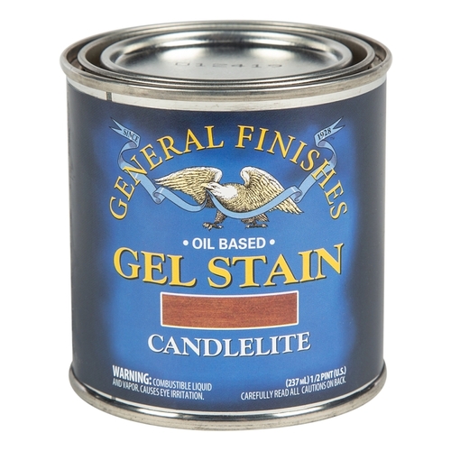 Stain, Candlelite, Gel, Liquid, 1/2 pt, Can