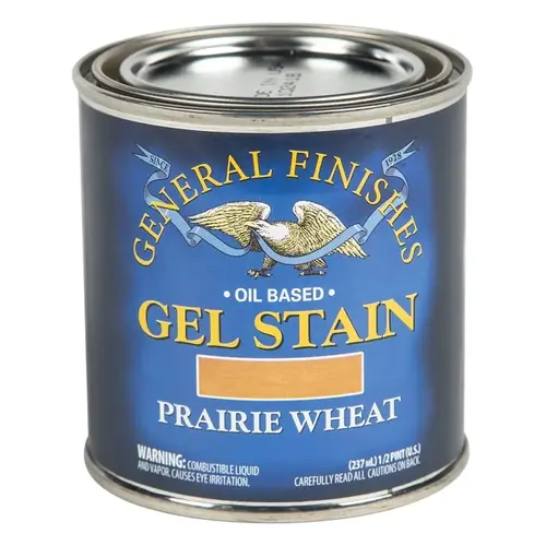 GENERAL FINISHES PH Stain, Prairie Wheat, Gel, Liquid, 1/2 pt, Can