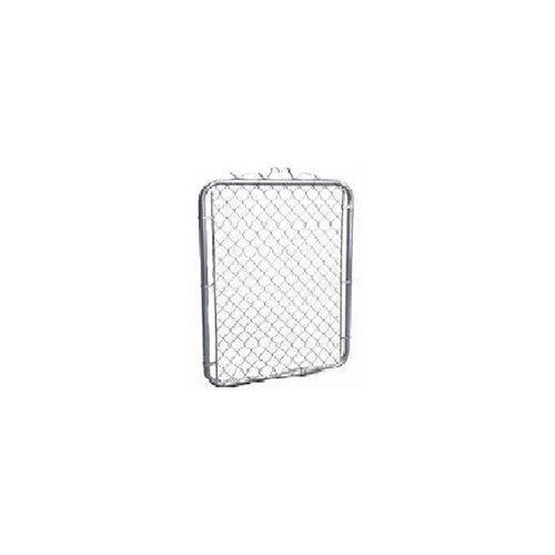 STEPHENS PIPE & STEEL LLC GTB04860 Fence Walk Gate, 48 in W Gate, 60 in H Gate, 12.5 ga Frame Tube/Channel, Gray