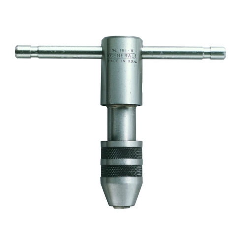 Tap Wrench, 3-1/2 in L, Steel, T-Shaped Handle