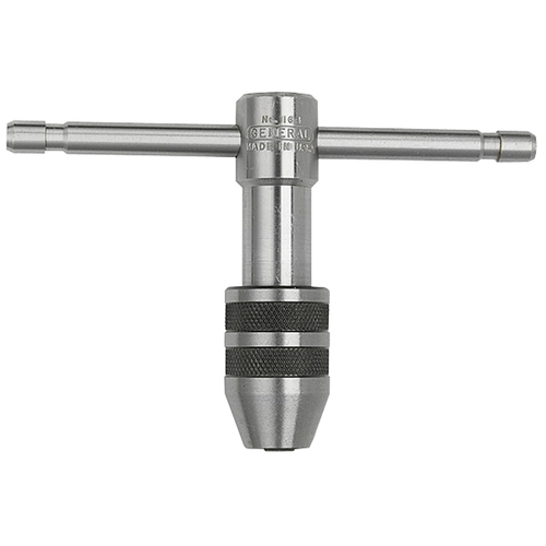 Tap Wrench, 2-7/8 in L, Steel, T-Shaped Handle
