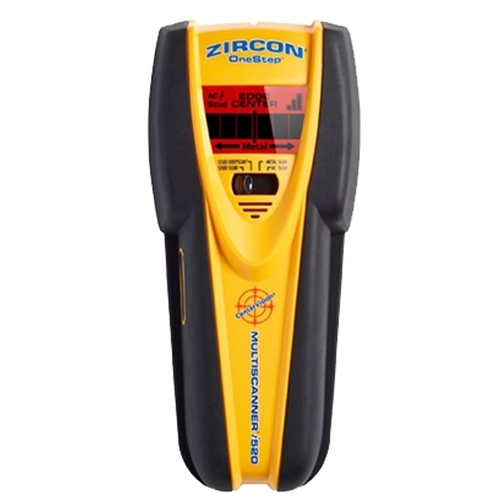 Zircon 63960 Multi-Scanner OneStep i520 with Battery, 9 V Battery, 1-1/2 in Detection, Detectable Material: Metal/Wood