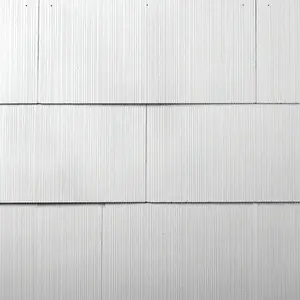 GAF 2221000WG WeatherSide Series Shingle Siding, 12 in L Nominal, 24 in W Nominal, 11/64 in Thick Nominal, White - pack of 18