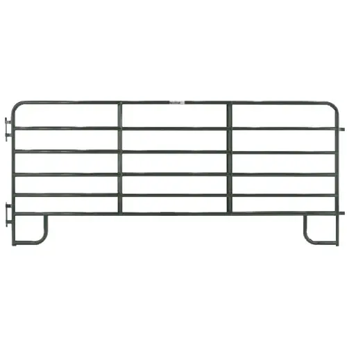 Tarter ECG12T Corral Panel, 12 ft L, Steel Green