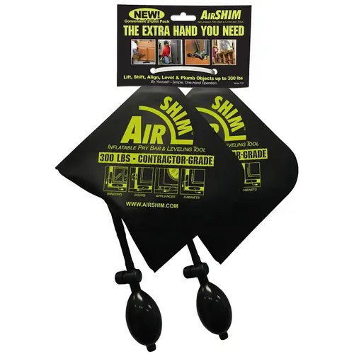 Air Shim 1192 Inflatable Pry Bar and Leveling Tool, 6-5/8 in L, 6-3/8 in W