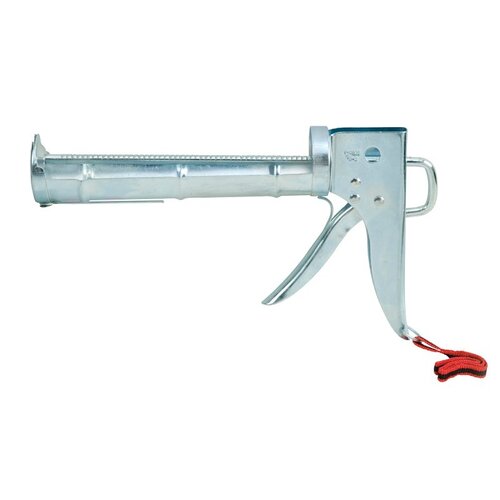 Caulk Gun, 10 oz Cartridge, Ratchet Handle Chrome