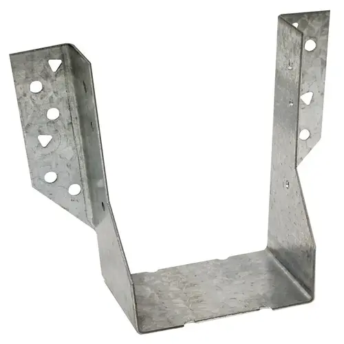 HU Joist Hanger, 5-3/16 in H, 2-1/2 in D, 3-9/16 in W, 4 x 6 in, Steel, ZMAX