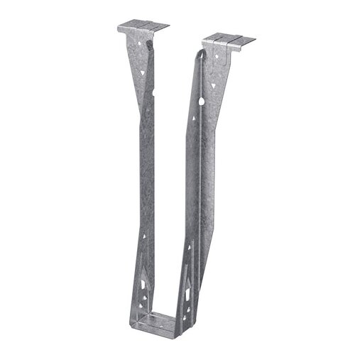 ITS Top Flange Hanger, 13-15/16 in H, 2 in D, 2-7/16 in W, 2-5/16 x 14 in, Steel Galvanized/Zinc