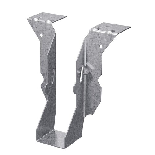 JB Top Flange Hanger, 5-3/8 in H, 1-1/2 in D, 1-9/16 in W, 2 x 6 in, Steel Galvanized/Zinc