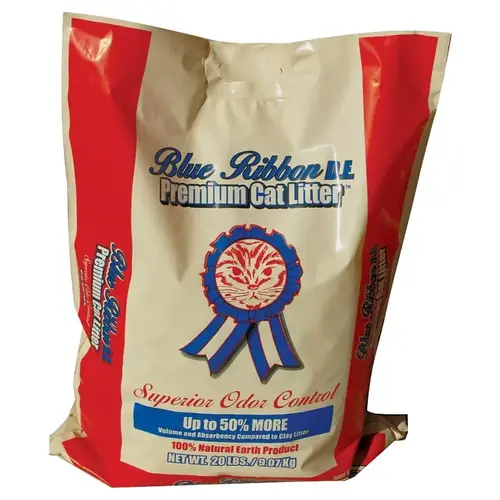 EP Minerals 4620-75 DE Cat Litter, 20 lb Capacity, Buff/Off-White, Solid Bag