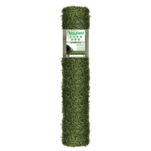 NATCO PRT043056-5X7 Artificial Grass Rug, Fescue, Turf, Dark Green