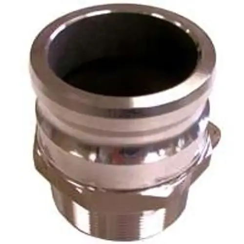 Hose Coupling, 3 in, MNPT, Die-Cast Aluminum