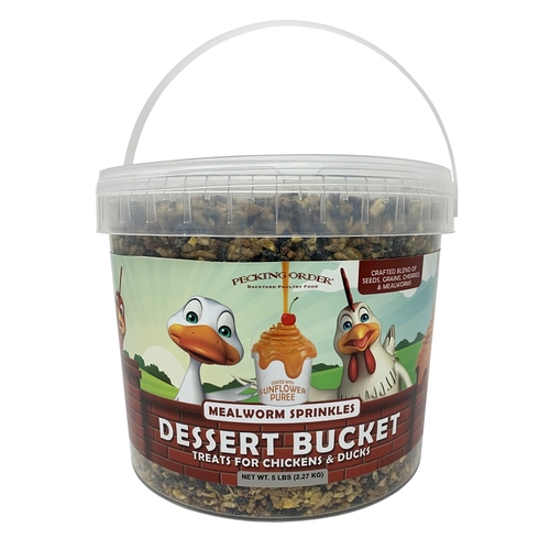 Pecking Order 9549 Dessert Mealworm Sprinkles, 5 lb Bucket