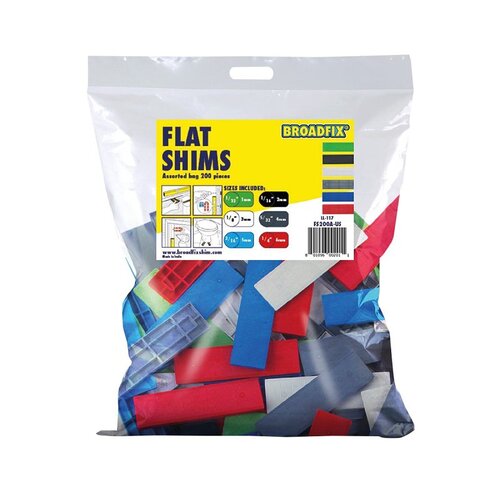 SHIM FLAT PLASTIC ASSORTED