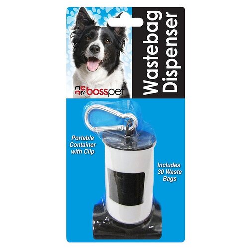 PDQ 52113 Dog Waste Bag Dispenser, Plastic, Black