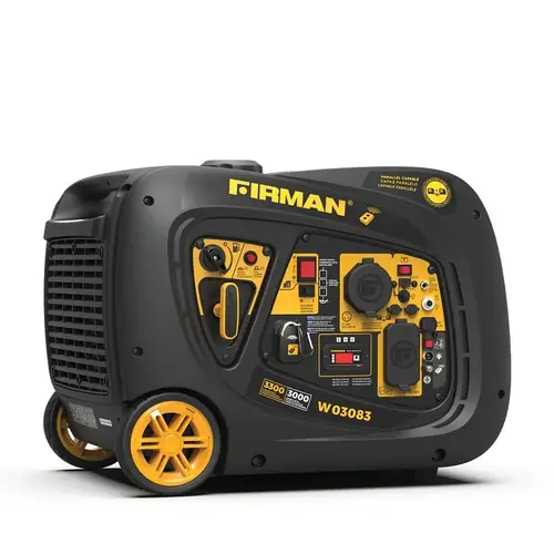 Portable Inverter Generator, 3000/3300-Watt. 12 Hour Run Time