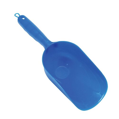 Pet Food Scoop Blue Plain Plastic 16 oz For Universal Blue