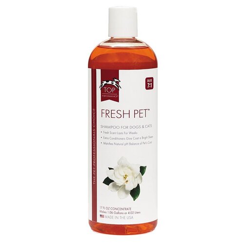 Top Performance TP562 17 Shampoo Fresh Pet Red Fresh Scent Cat/Dog 17 oz Red