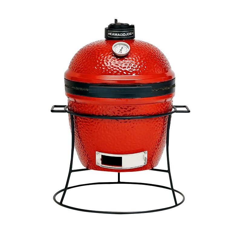 Kamado Joe KJ13RH Kamado Grill and Smoker 13.5" Joe Jr. Charcoal Red Red