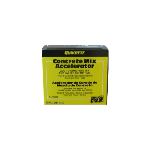 Quikrete 9800-01 Masonry Mix Accelerator, Solid, 1.5 lb Bag