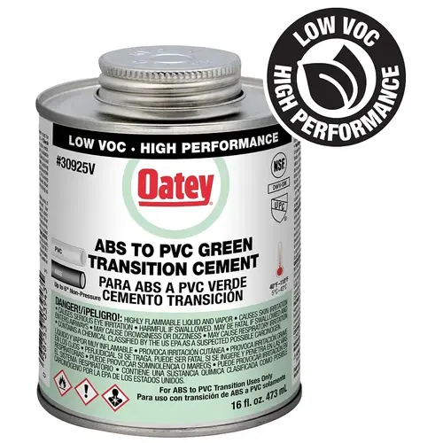 Medium-Bodied Fast Set Cement, Liquid, Green, 16 oz Can