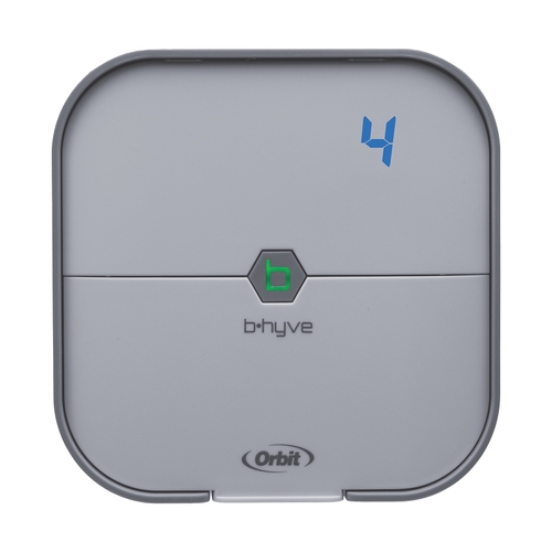 WiFi Sprinkler Timer B-hyve Programmable 4 Zone Gray