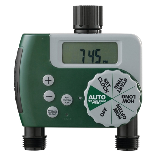 Hose Faucet Timer, 1 to 240 min Cycle, Digital Display