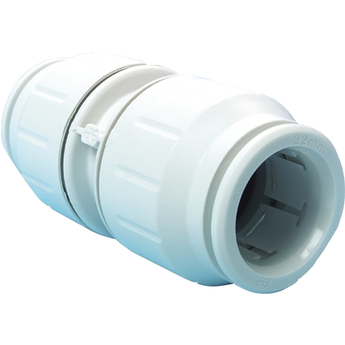 Tube Union Coupling, 3/4 in, Plastic, 3 to 12 bar Pressure