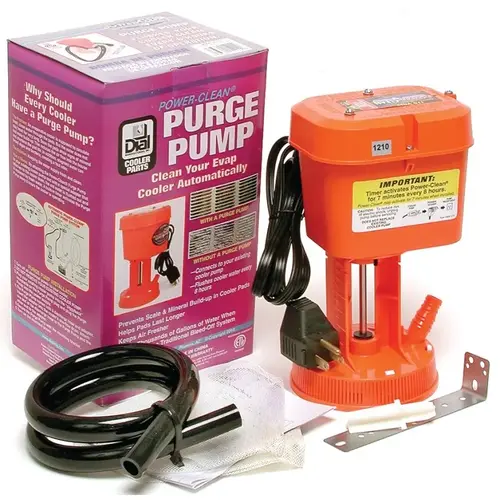 Evaporative Cooler Pump Power Clean 9-1/2" H X 5-1/2" W Orange Polypropylene Orange