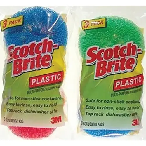 Scrubbing Pads Scotch-Brite Medium Duty For All Purpose Assorted
