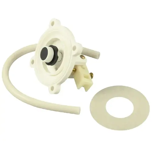 Ballcock Top Assembly, Plastic, For: Amerline 4-Screw Ballcocks (Hoov-R-Line) White