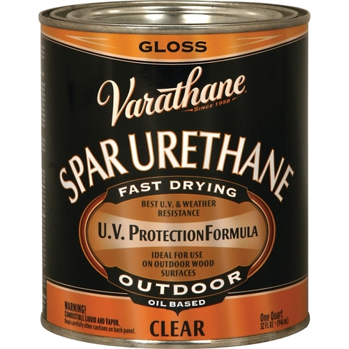 Spar Urethane Premium Gloss Clear Oil-Based 1 qt Clear - pack of 2