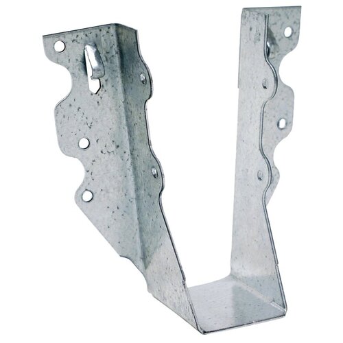 U Joist Hanger, 4-3/4 in H, 2 in D, 1-9/16 in W, Steel, Galvanized/Zinc, Face Mounting