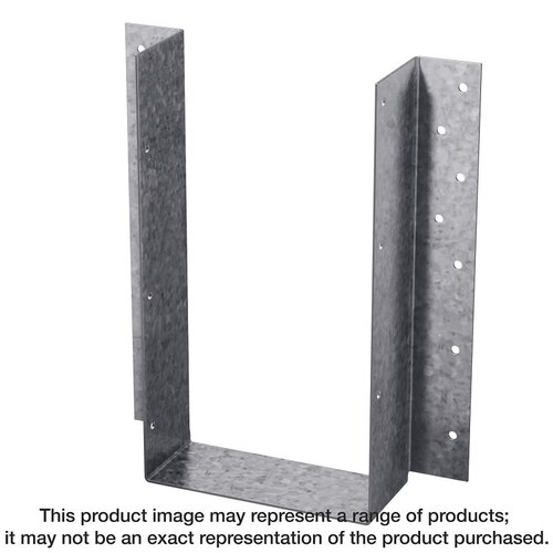 Joist Hanger, Galvanized Steel, 16 Gauge, 4 x 4-In.