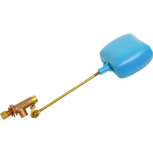 DIAL MANUFACTURING INC 4161 Float Valve, Heavy-Duty, Brass, Green, For: Evaporative Cooler Purge Systems