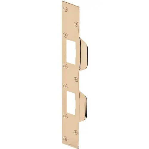 Maximum Security Combination Strike 11" H X 1.625" L Brass-Plated Steel Brass-Plated