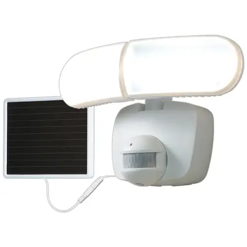 All-Pro MST800LW Security Light Motion-Sensing Solar Powered LED White White