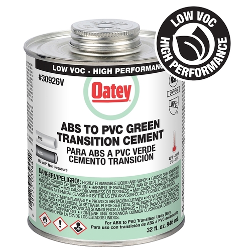 Medium-Bodied Fast Set Cement, Liquid, Green, 32 oz Can