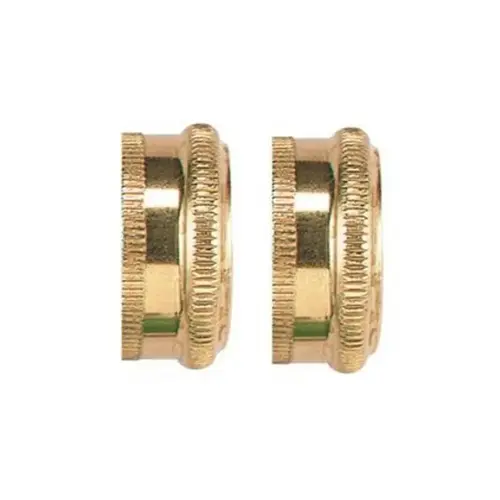 Hose End Caps 3/4" Brass Threaded Male - pack of 12