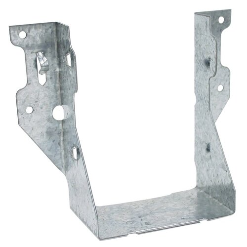 Joist Hanger, 4-3/4 in H, 2 in D, 3-9/16 in W, Steel, Galvanized, Face Mounting